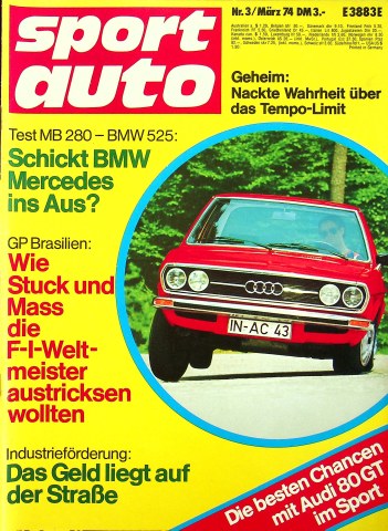 Deckblatt Sport Auto (03/1974)